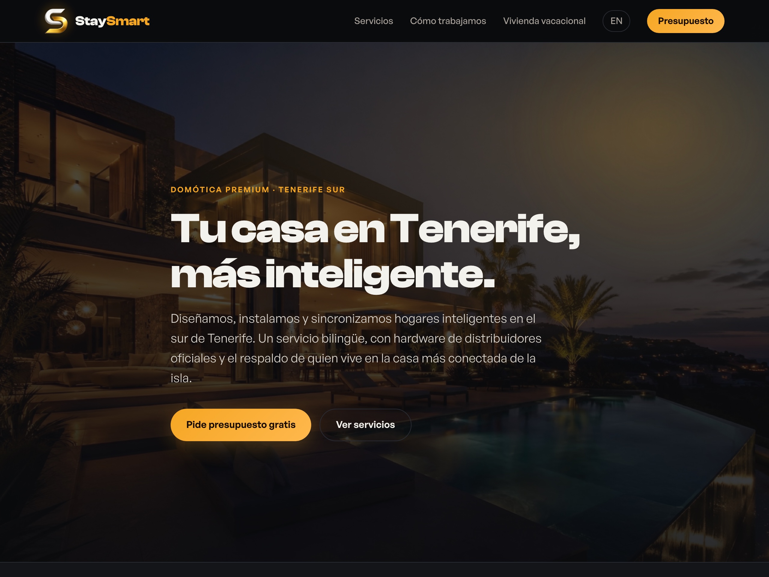 StaySmart Services — live site, designed and built by Viva Grafix